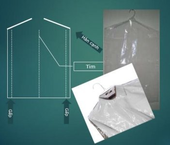 Túi Jacket treo 60 x 100